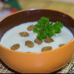 Суп пюре из цветной капусты со сливками