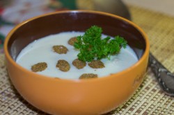 название картинки Суп пюре из цветной капусты со сливками