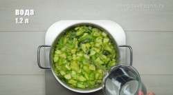 Суп-пюре из кабачков с базиликом