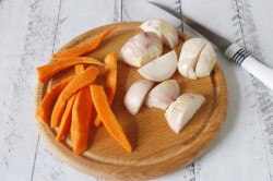 Суп пюре из куриной печени с картошкой