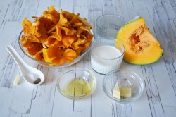 Суп пюре с лисичками и тыквой