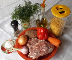 название картинки Суп-пюре с говядиной и чечевицей