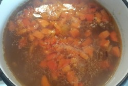 название картинки Суп-пюре с говядиной и чечевицей