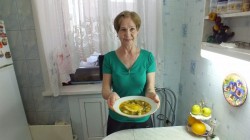 Суп-пюре с ветчиной и яйцом