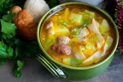 название картинки Суп-лапша с грибами