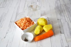 название картинки Суп с чечевицей и картофелем