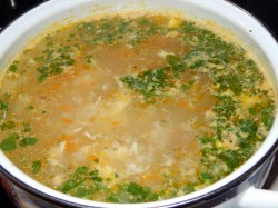 название картинки Суп с маринованными грибами