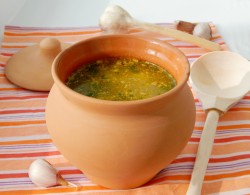 название картинки Суп с маринованными грибами