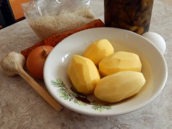 название картинки Суп с маринованными грибами