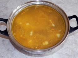 название картинки Суп с маринованными грибами