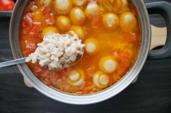 название картинки Суп из консервированных шампиньонов с перловкой