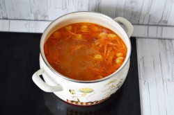 Суп с сырными клецками - шаг 15 Суп с сырными клецками - шаг 15