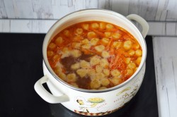 Суп с сырными клецками - шаг 16 Суп с сырными клецками - шаг 16