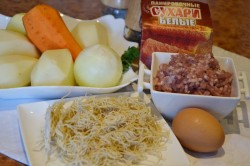 название картинки Суп с тефтелями и вермишелью