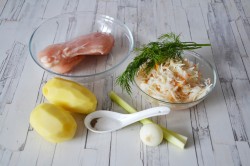 название картинки Суп щи из квашеной капусты с курицей