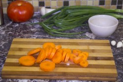 Суп шурпа из говядины в казане