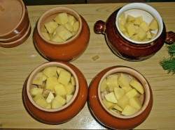 Суп в горшочках в духовке