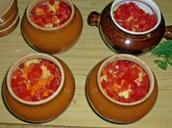 Суп в горшочках в духовке