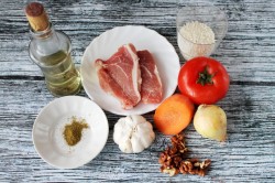 название картинки Суп харчо из свинины с рисом