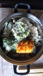 Суп зеленый с овощами на мясном бульоне - шаг 2