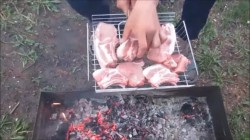 название картинки Свиная корейка на гриле без маринования
