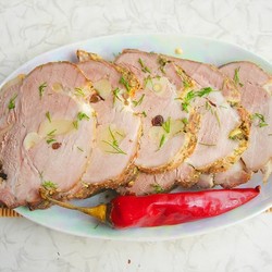 Свиная шея в рукаве