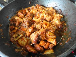 название картинки Свинина жаренная с кимчи