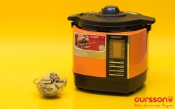 Свинина обжаренная в шампиньонах со сливками