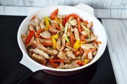 Свинина стир-фрай (stir fry) с овощами