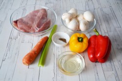 Свинина стир-фрай (stir fry) с овощами