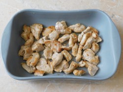 название картинки Свинина в духовке с картошкой и грибами