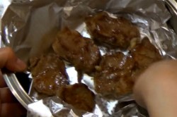 Свинина в сливочном соусе с грибами