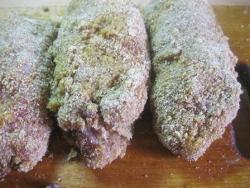 Мясные рулетики с грибами