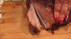 Свиной ошеек в остром маринаде, запечённый в духовке - шаг 5 Свиной ошеек в остром маринаде, запечённый в духовке - шаг 5