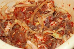 Свиные шашлычки с копчёной грудинкой