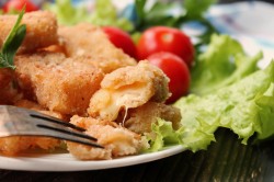 название картинки Сыр в кляре на сковороде