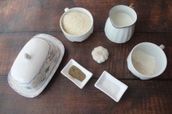 название картинки Сырно чесночный соус с сыром и сливками