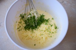 Блины с сыром и зеленью - шаг 5