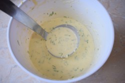 Блины с сыром и зеленью - шаг 6