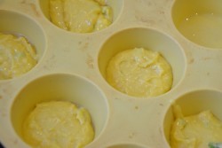 Овощные кексы с сыром