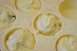 Овощные кексы с сыром