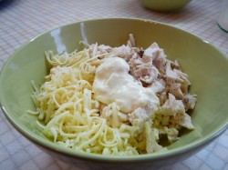 Сырные шарики с курицей