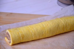 Сырный рулет с паштетом из печени