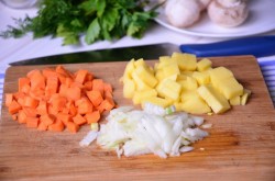 Сырный рулет с паштетом из печени