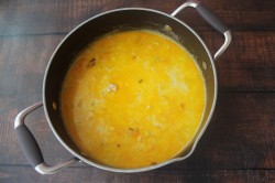 название картинки Сырный суп с курицей и плавленным сыром и рисом
