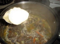 Суп с грибами шампиньонами сыром фаршем