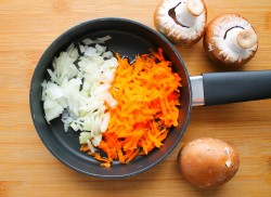 Сырный суп с шампиньонами