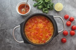 Суп Том ям кунг с креветками тайский