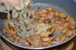 Тальятелле с креветками - шаг 6