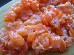 название картинки Тарталетки с красной рыбой салат